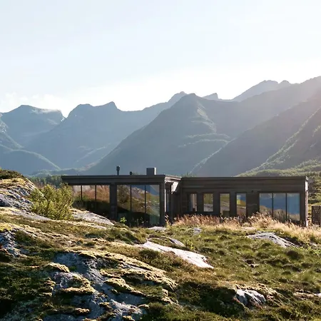 Luxury Lodge With Jacuzzi And Sauna Kleppstad Exterior photo