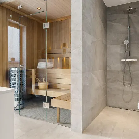 Luxury Lodge With Jacuzzi And Sauna Kleppstad Exterior photo